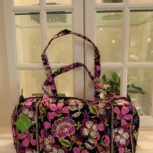 NWT Vera Bradley Small Duffle in Pirouette Pink